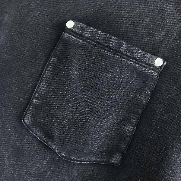 実際に弊社で買取させて頂いたCRIMIE/クライミー VINTAGE OVERDYE CIRCLE LOGO SNAP POCKET CREW NECK SWEAT/スウェット CR1-02B5-CL72/XXLの画像 4枚目