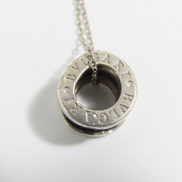 実際に弊社で買取させて頂いたBVLGARI/ブルガリ B-zero1/ビーゼロワン SAVE THE CHILDREN/セーブ ザ チルドレン ネックレス Ag925×セラミックの画像 2枚目