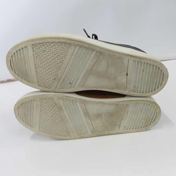 実際に弊社で買取させて頂いたMAGNANNI/マグナーニ オパンカモチーフソール タンブルレザースニーカー/42の画像 2枚目