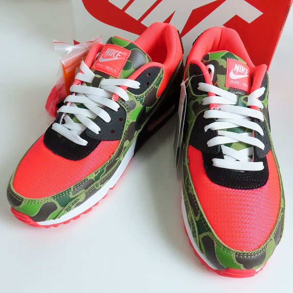 実際に弊社で買取させて頂いた【未使用】 NIKE×atmos/ナイキ×アトモス AIR MAX 90 SP REVERSE DUCK CAMO エアマックス90 ダックカモ CW6024-600/29