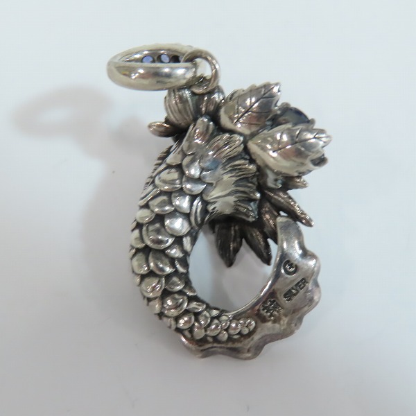 実際に弊社で買取させて頂いたBloody Mary/ブラッディマリー Lotus head/ロータスヘッド w/ロンドンブルートパーズ ペンダントの画像 2枚目