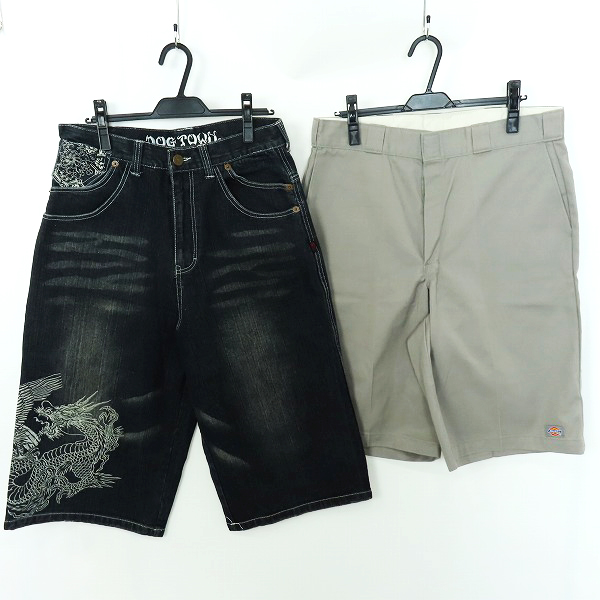 実際に弊社で買取させて頂いたDOGTOWN/ドッグタウン Dickies/ディッキーズ ショートパンツ 2点セット