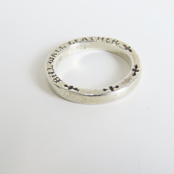 実際に弊社で買取させて頂いたBill Wall Leather/ビルウォールレザー Small BWL Spacer Ring スモールBWLスペーサーリング R331 15.5号