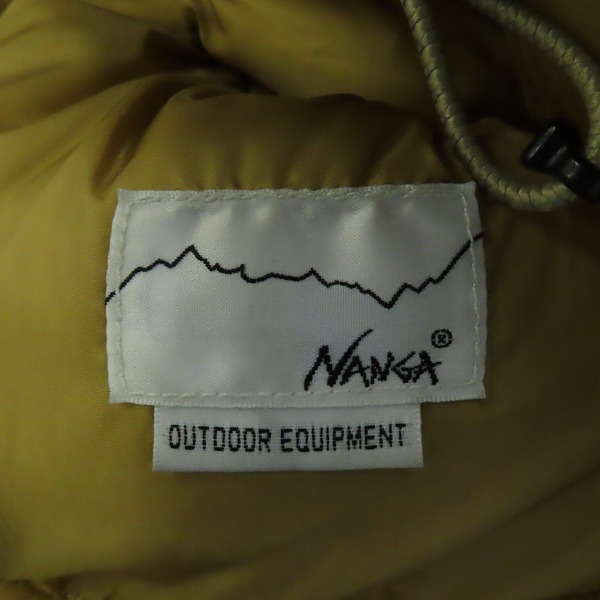 実際に弊社で買取させて頂いたid URBAN RESEARCH×NANGA/アーバンリサーチ×ナンガ ダウンジャケット カモフラ 迷彩/UM11-KC08002/Lの画像 5枚目