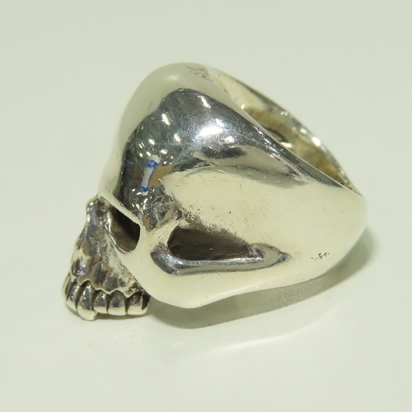 実際に弊社で買取させて頂いたCRAZY PIG/クレイジーピッグ ラージエビルスカルリング/17号の画像 2枚目