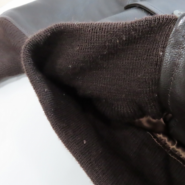 実際に弊社で買取させて頂いたTHE REAL McCOY'S/ザリアルマッコイズ フライトジャケット TYPE G-1 USS CONSTELLATION MIL-J-78230 size36の画像 4枚目