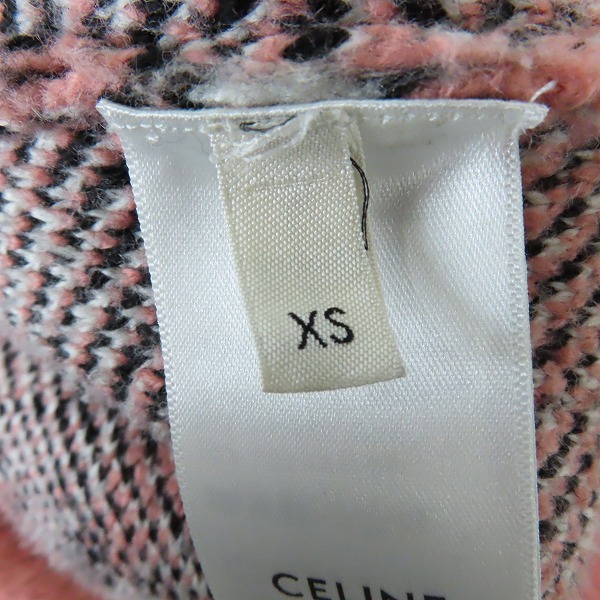 実際に弊社で買取させて頂いた【JPタグ】CELINE/セリーヌ エイミー ドリアン コラボ 22SS カーディガン 2A94W531Q/XSの画像 3枚目