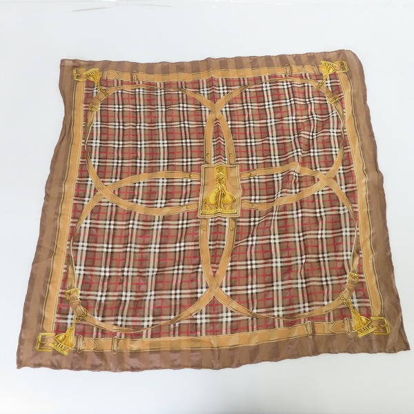 実際に弊社で買取させて頂いたBURBERRYS/バーバリーズ チェック柄 スカーフ/ストール の画像 3枚目