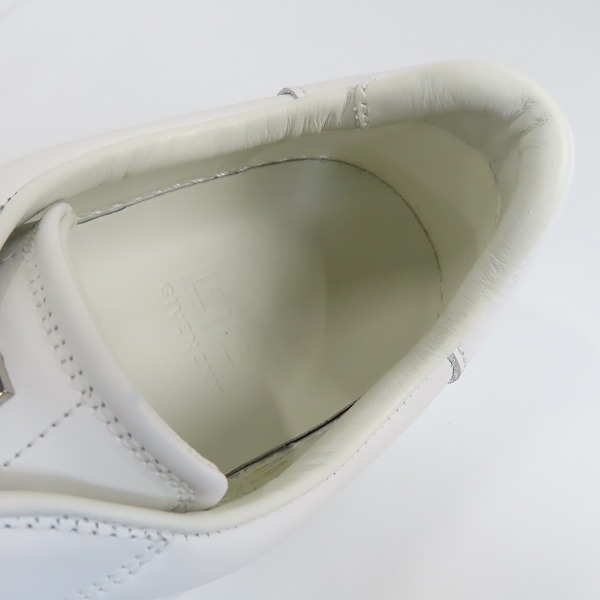 実際に弊社で買取させて頂いたGIVENCHY/ジバンシィ シューズ エラスティック バンド レザー スニーカー/40の画像 4枚目