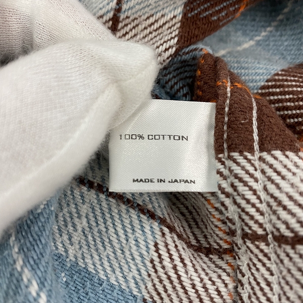 実際に弊社で買取させて頂いたNUMBER (N)INE/ナンバーナイン 長袖 チェックシャツ/ネルシャツ /2の画像 4枚目