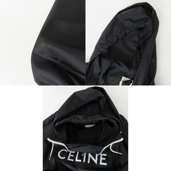 実際に弊社で買取させて頂いた【JPタグ】CELINE/セリーヌ 軽量 ナイロン ウィンドブレーカー アノラックジャケット 2W531495M/44の画像 7枚目