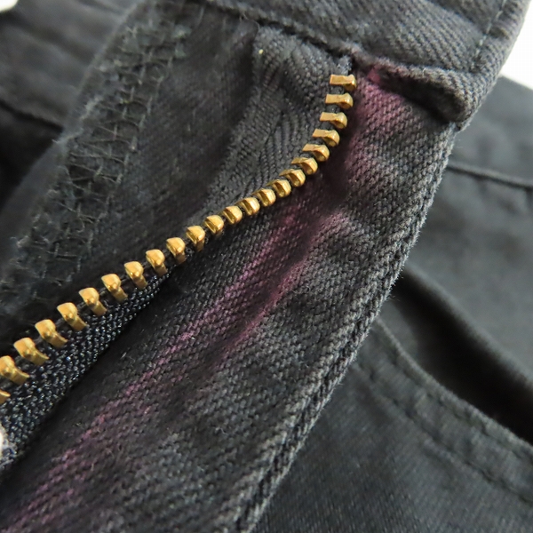 実際に弊社で買取させて頂いたEC×GOODENOUGH/イーシー×グッドイナフ ブラックデニム ダブルネーム の画像 5枚目