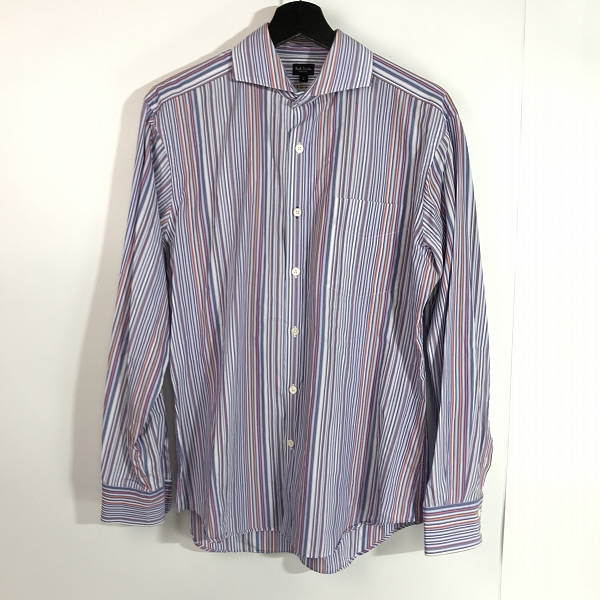 実際に弊社で買取させて頂いた【おまとめ】Paul Smith/ポールスミス ストライプ柄 長袖シャツ/スーツ/セットアップの画像 2枚目