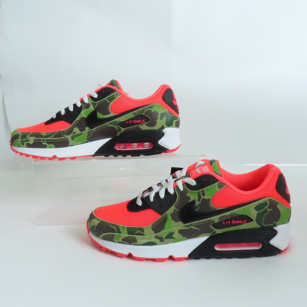 実際に弊社で買取させて頂いた【未使用】 NIKE×atmos/ナイキ×アトモス AIR MAX 90 SP REVERSE DUCK CAMO エアマックス90 ダックカモ CW6024-600/29の画像 3枚目