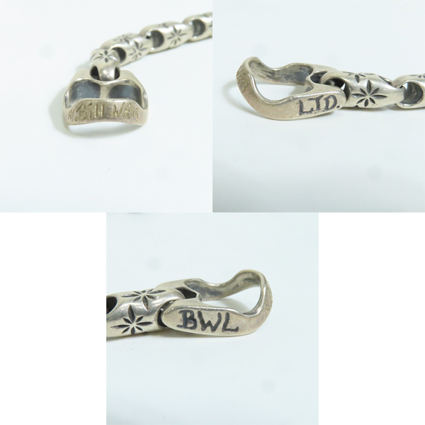 実際に弊社で買取させて頂いた【証明書付き】BILL WALL LEATHER/BWL/ビルウォールレザー B417:Mid Star Bracelet/ミッドスターブレスレットの画像 6枚目
