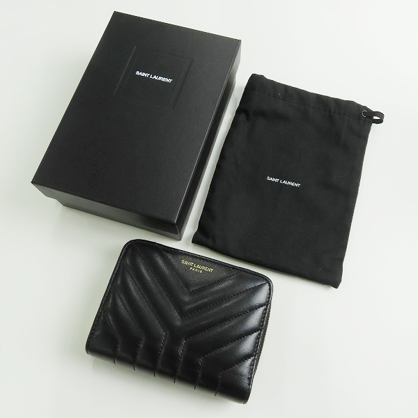 実際に弊社で買取させて頂いたSAINT LAURENT PARIS/サンローランパリ ジョアン コンパクトジップ アラウンドウォレットの画像 9枚目