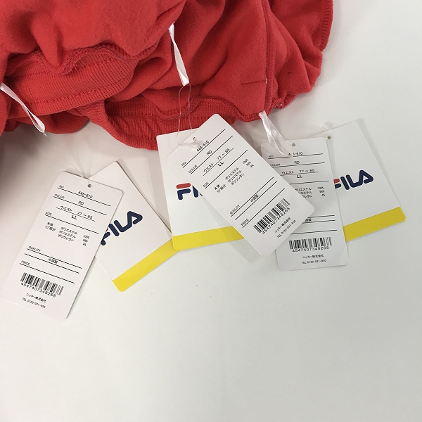 実際に弊社で買取させて頂いた【おまとめ/未使用】FILA/フィラ メンズ/レディース スウェットパンツの画像 2枚目