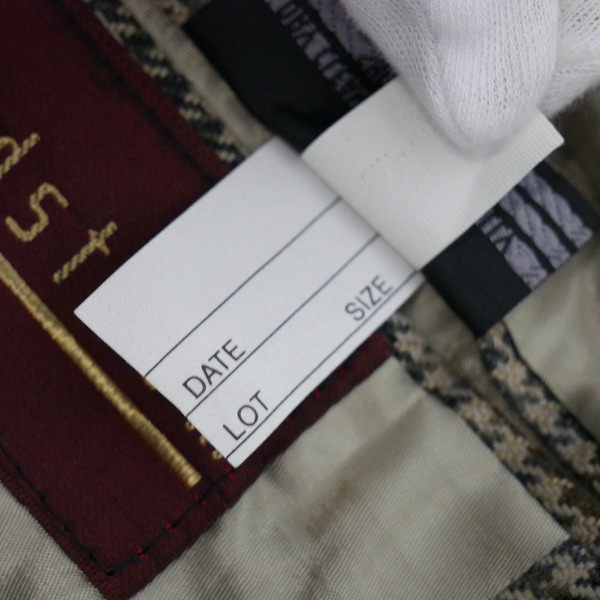 実際に弊社で買取させて頂いたBurberrys/バーバリーズ 千鳥格子 テーラードジャケットの画像 6枚目