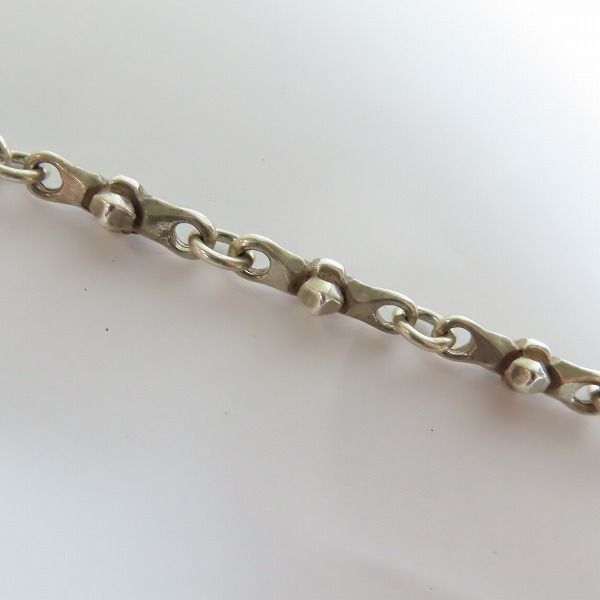 実際に弊社で買取させて頂いたBWL/ビルウォールレザー SMALL CROSS LINKS ANCHOR BRACELET スモールクロスリンク アンカーチャーム ブレスレットの画像 4枚目