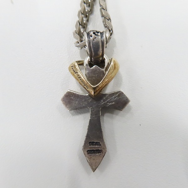 実際に弊社で買取させて頂いたDEAL DESIGN/ディールデザイン  クロス ペンダント/トップ ネックレスチェーンの画像 2枚目