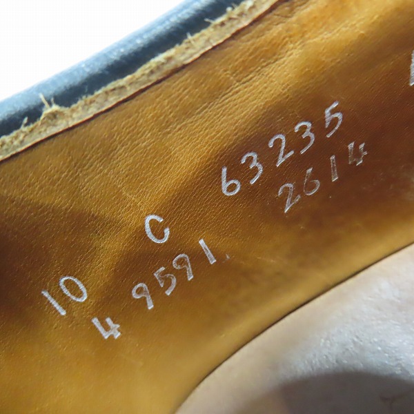 実際に弊社で買取させて頂いたALLEN EDMONDS/アレンエドモンズ LEEDS/リーズ プレーントゥ シューズ 9591/10Cの画像 5枚目
