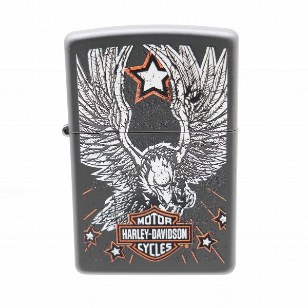 実際に弊社で買取させて頂いたZIPPO/ジッポー HARLEY DAVIDSON/ハーレーダビッドソン ブラックマット アメリカンイーグル 2011年製