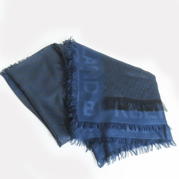 実際に弊社で買取させて頂いたBURBERRY/バーバリー モノグラムジャガード シルク混 大判ストール