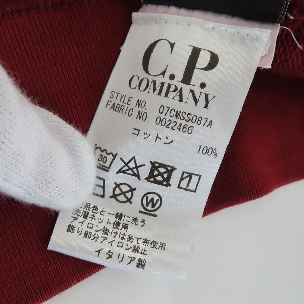 実際に弊社で買取させて頂いたC.P.COMPANY/シーピーカンパニー ロンT 袖ポケット 07CMSS087A XLの画像 4枚目