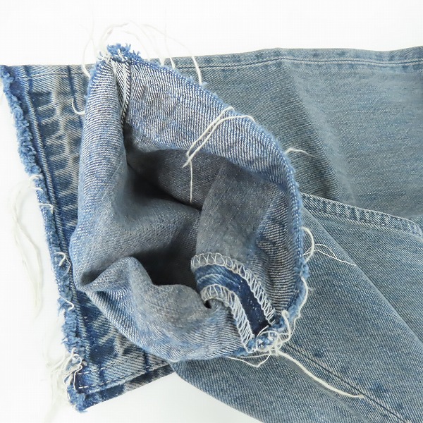 実際に弊社で買取させて頂いたNUMBER (N)INE/ナンバーナイン 07SS アーカイブ 宮下貴裕 本人期 デニムパンツ F07-NNP007/2の画像 9枚目