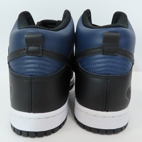 実際に弊社で買取させて頂いた【未使用】NIKE×FRAGMENT DESIGN/ナイキ×フラグメントデザイン DUNK HI/ダンク ハイ ミッドナイトネイビー DJ0383-400 26.5の画像 1枚目