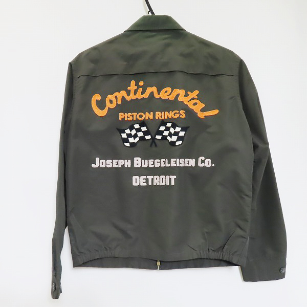 実際に弊社で買取させて頂いたTHE REAL McCOY'S/ザリアルマッコイズ ライトジャケット 刺繍デザイン ジップBUCO/M