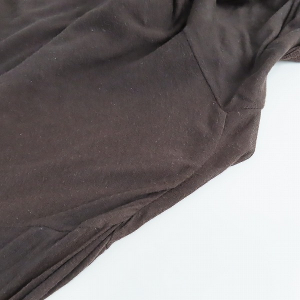 実際に弊社で買取させて頂いたNUMBER(N)INE/ナンバーナイン 薄手フーディーパーカー カシミヤ混 S08-NC010A/4の画像 4枚目