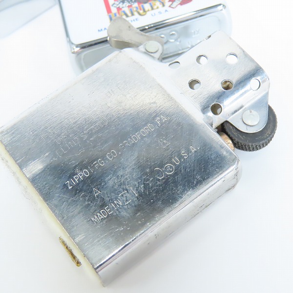 実際に弊社で買取させて頂いたZIPPO/ジッポー ハーレーダビッドソン イーグルプリント 1993年製の画像 5枚目