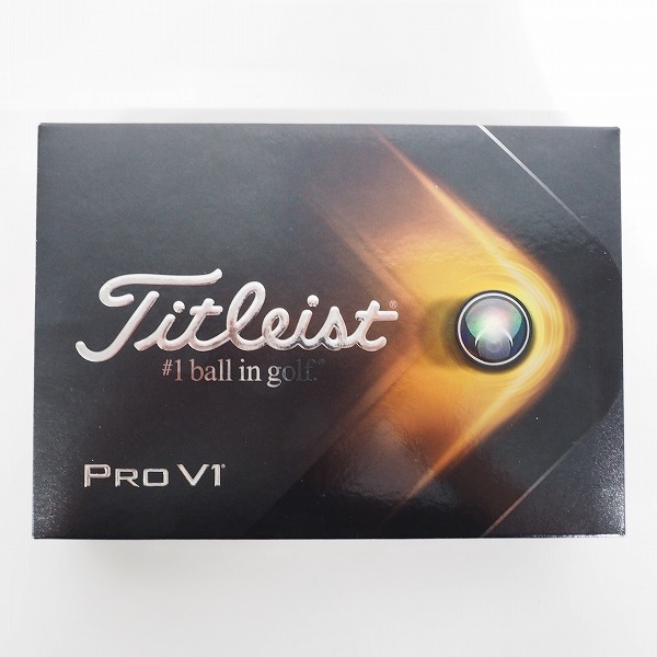 実際に弊社で買取させて頂いた【未使用/オウンネーム】Titleist/タイトリスト PRO V1 ゴルフボール ホワイト 1ダース の画像 2枚目