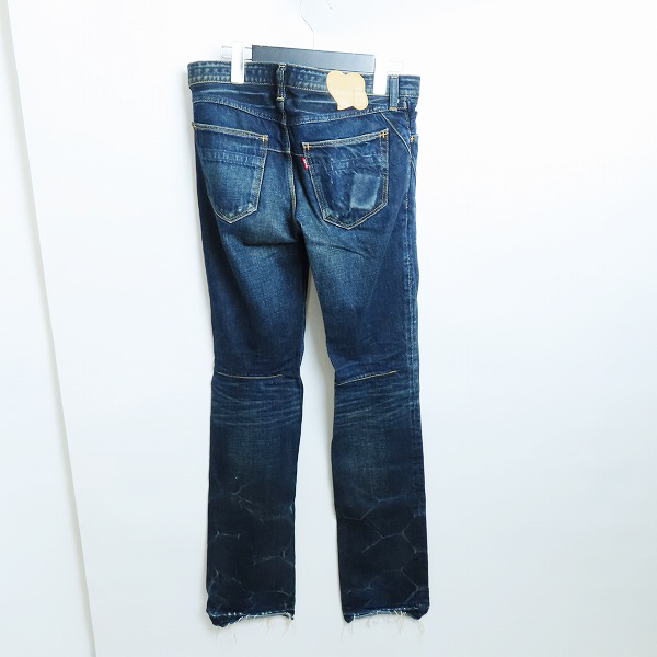 実際に弊社で買取させて頂いたNUMBER(N)INE/ナンバーナイン ハートパッチ デニムパンツ S08-NNP004A/2の画像 1枚目