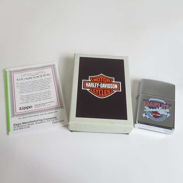 実際に弊社で買取させて頂いたZIPPO/ジッポー HARLEY DAVIDSON/ハーレーダビッドソン 鏡面加工 1999年製の画像 6枚目