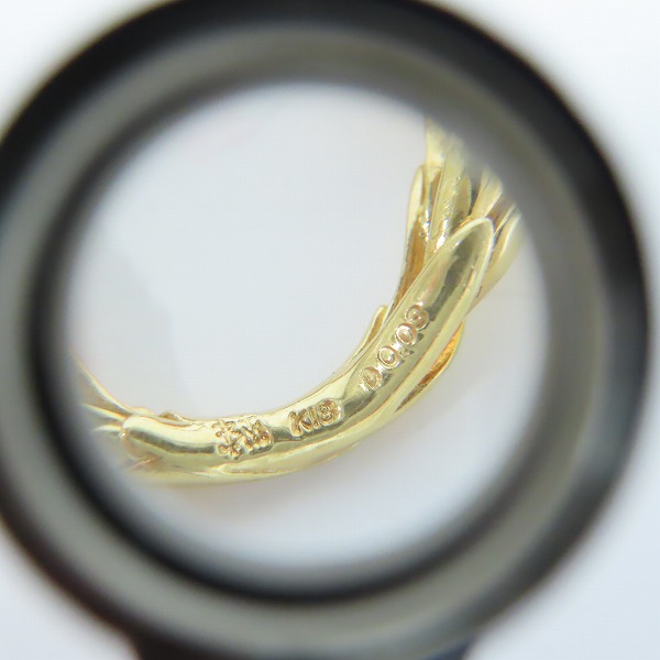 実際に弊社で買取させて頂いた【ギャラ付】Bloody Mary/ブラッディマリー エリクス ペンダント 天水輪  K18  w/ダイヤモンドの画像 4枚目