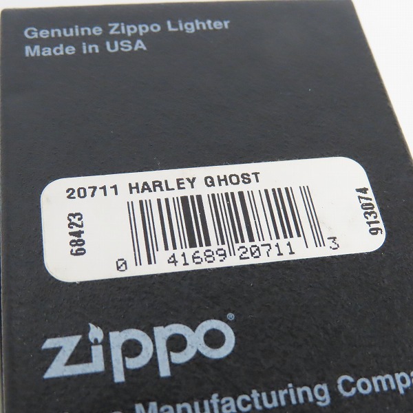 実際に弊社で買取させて頂いたZIPPO/ジッポー HARLEY DAVIDSON/ハーレーダビッドソン GHOST/ゴースト 2014年製の画像 4枚目