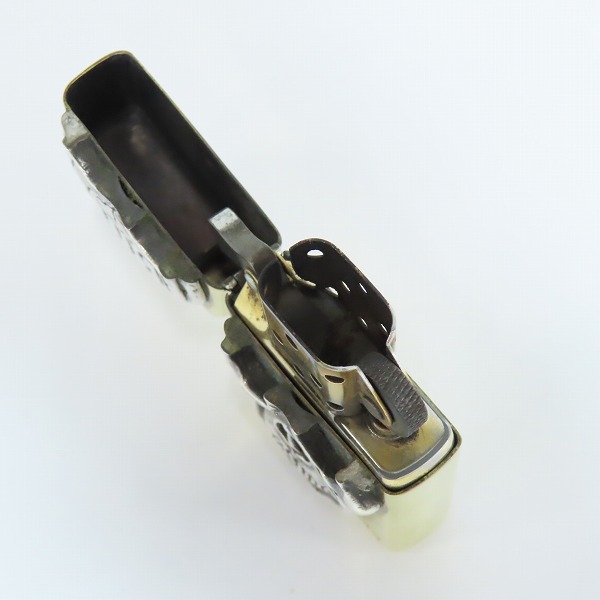 実際に弊社で買取させて頂いたZIPPO/ジッポー BWL/ビルウォールレザー スカル 2002年製の画像 4枚目