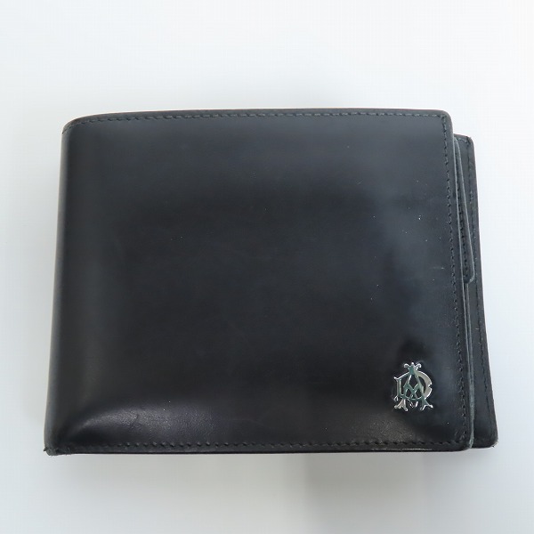 実際に弊社で買取させて頂いた【ギャラ付き】DUNHILL/ダンヒル WESSEX/ウェセックス 小銭入れ付二つ折れ財布 L2R332A 