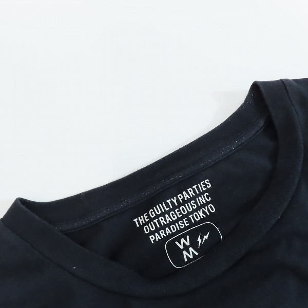 実際に弊社で買取させて頂いたWACKO MARIA×FRAGMENT DESIGN/ワコマリア×フラグメントデザイン THE GUILTY PARTIES 半袖 Tシャツ Mの画像 5枚目
