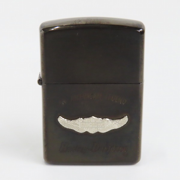 実際に弊社で買取させて頂いたZIPPO/ジッポー ハーレーダビッドソン メタル貼り 1991年製
