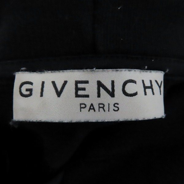 実際に弊社で買取させて頂いた【JPタグ】GIVENCHY/ジバンシィ 21SS エンブロイダリー ビッグロゴ刺繍 パーカー BMJ07G30AF/XLの画像 2枚目