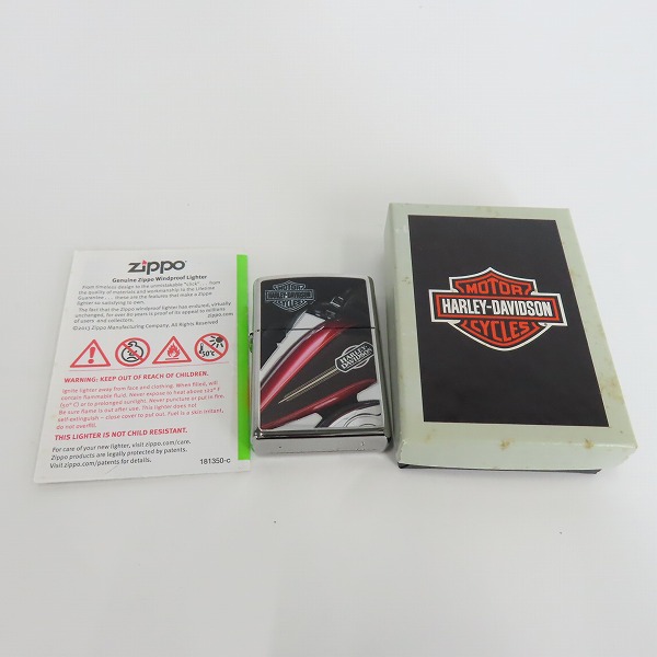実際に弊社で買取させて頂いたZIPPO/ジッポー HARLEY DAVIDSON/ハーレーダビッドソン H-D TANK 2013年製の画像 6枚目