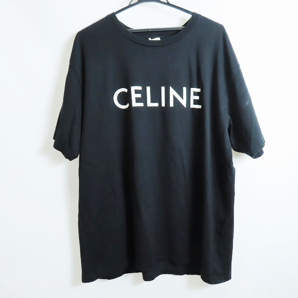 実際に弊社で買取させて頂いた【JPタグ】CELINE/セリーヌ ロゴプリント 半袖 Tシャツ/カットソー 2X681671Q/XXL