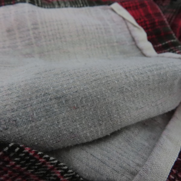 実際に弊社で買取させて頂いたTHE FLAT HEAD/フラットヘッド チェック ウエスタンシャツ/40の画像 7枚目