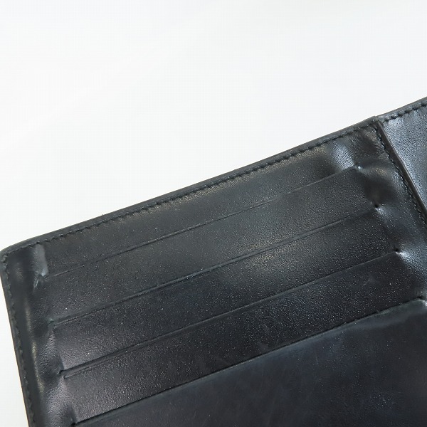 実際に弊社で買取させて頂いた【ギャラ付き】DUNHILL/ダンヒル WESSEX/ウェセックス 小銭入れ付二つ折れ財布 L2R332A の画像 8枚目