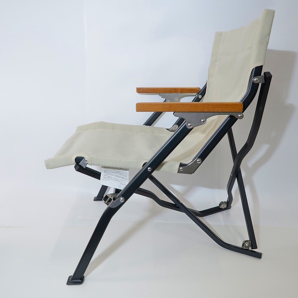 実際に弊社で買取させて頂いたsnow peak/スノーピーク ローチェア ショート アイボリー LV-093IVの画像 1枚目