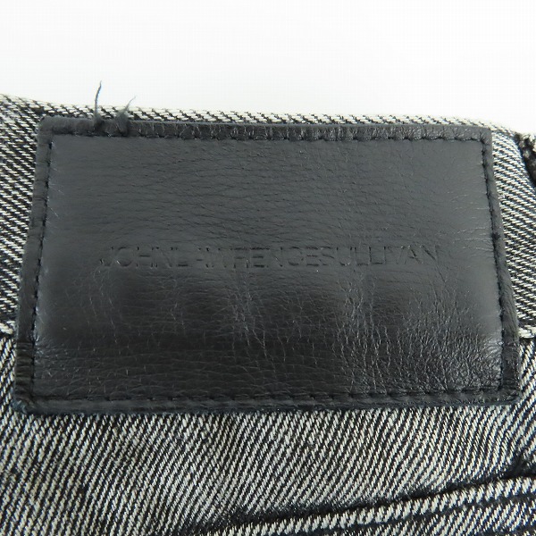 実際に弊社で買取させて頂いたJOHN LAWRENCE SULLIVAN/ジョンローレンスサリバン WASHED DENIM ZIPPED/ウォッシュドデニムジップドパンツ 2A008-0320-15/46の画像 3枚目