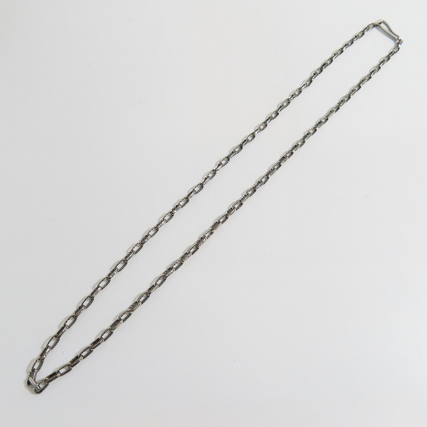 実際に弊社で買取させて頂いたLEATHERS & TREASURES/レザーズアンドトレジャーズ ミニハーフエングレイブリンクチェーン 50cm JLTN022-50の画像 5枚目